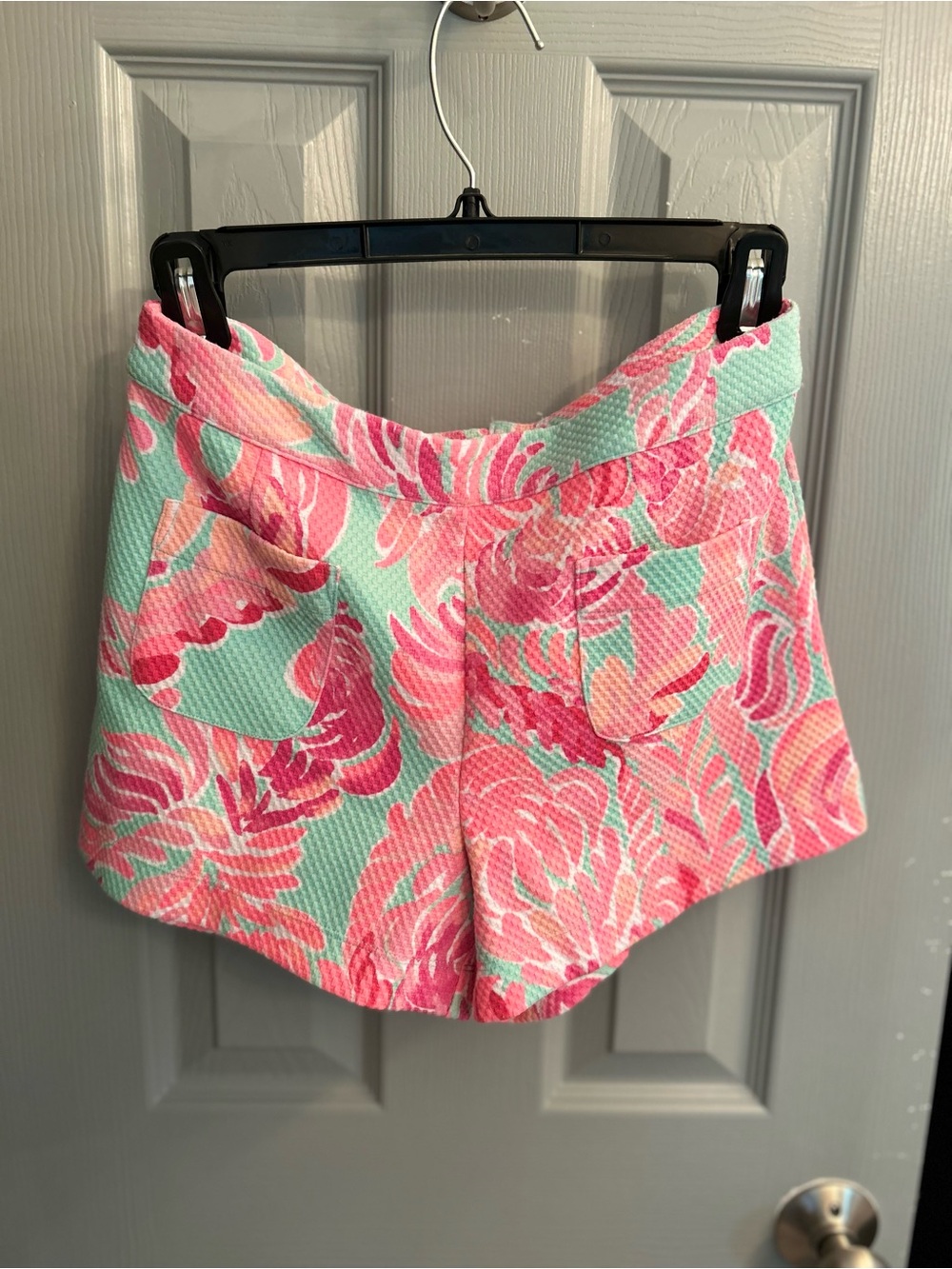 Lilly Pulitzer Pink & Mint Floral Textured Top